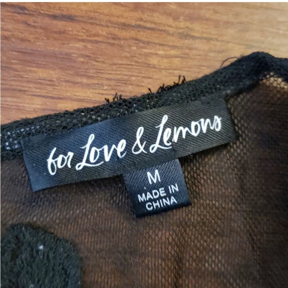 For Love and Lemons Black lace dress - Picture 5 of 5